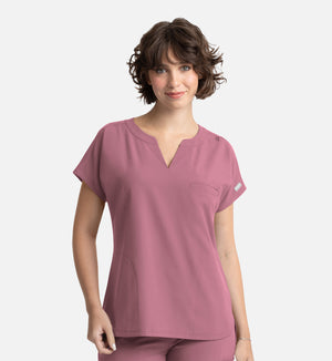 Women's Tuckable Dolman Top Rose (5003)