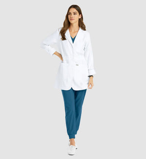 Women's Mid-Length Lab Coat (5072)