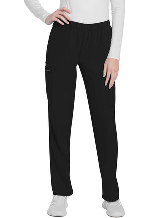 Women's 3-Pocket Pull-on Slim Leg Scrub Pants (CK281)