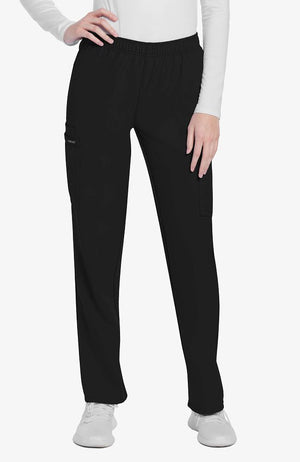 Women's 3-Pocket Pull-on Slim Leg Scrub Pants (CK281)