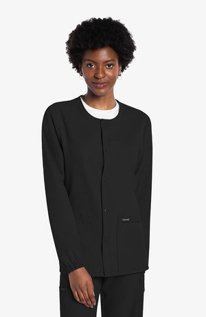 Cherokee Unisex 2-Pocket Snap Front Warm Up Scrub Jacket (CK393A)