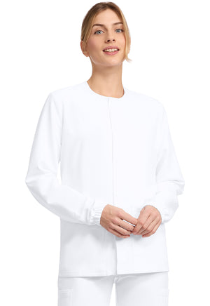 Cherokee Unisex 2-Pocket Snap Front Warm Up Scrub Jacket (CK393A)