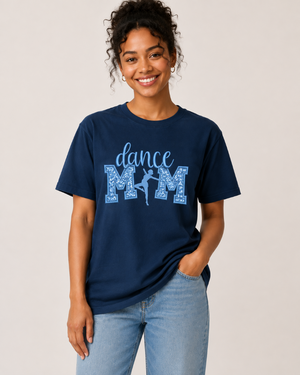 Dance MOM Sequin Applique T-Shirt